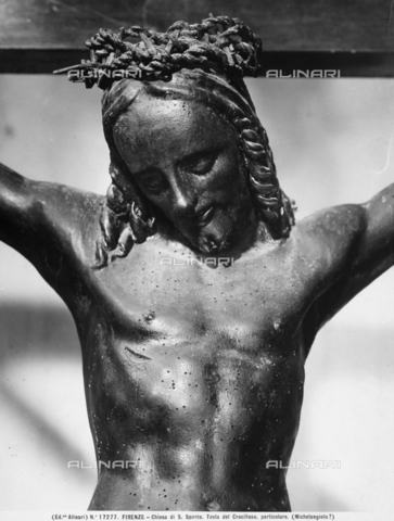 Michelangelo Wooden Crucifix